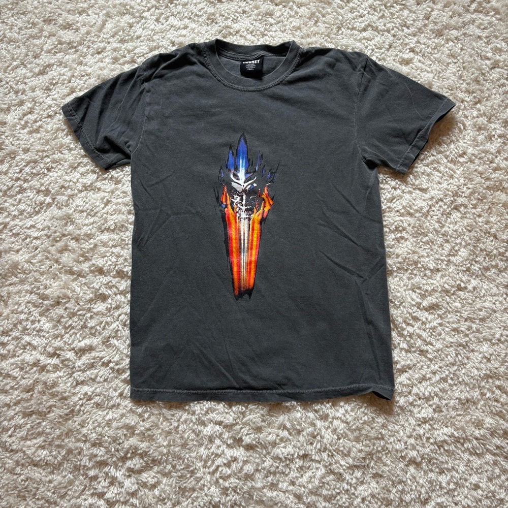 Y2K Hockey Graphic T-shirt. Size S.